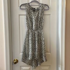 H&M Dress w/ Peek-a-boo back. Size 2. Leopard print.